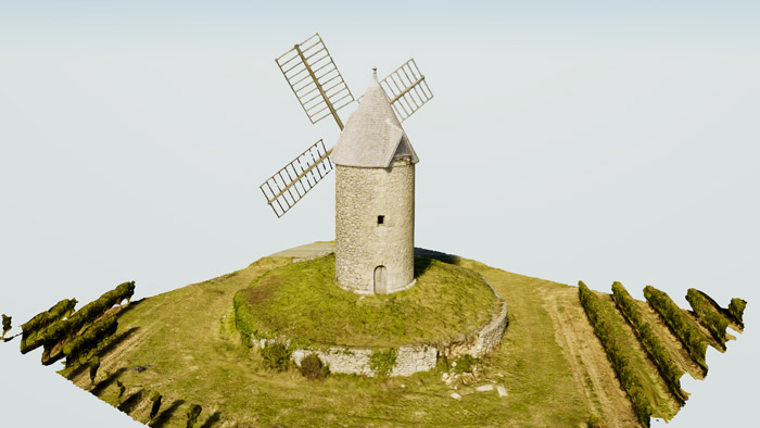Moulin de Saint-Aubin-de-Branne (33)